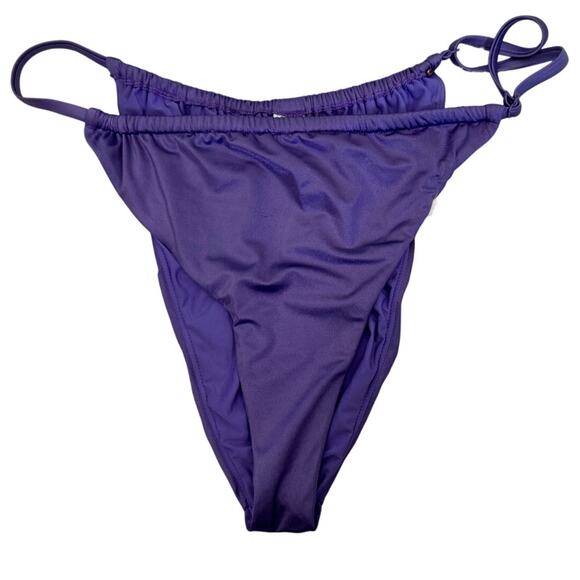 New GOOD AMERICAN Women's Purple Perfect Fit Bikini Bottom Size 2XL - Picture 1 of 6